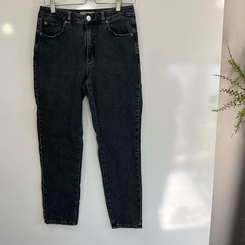 Garage Mom Jeanβ Black Washed Size 9/29 Organic